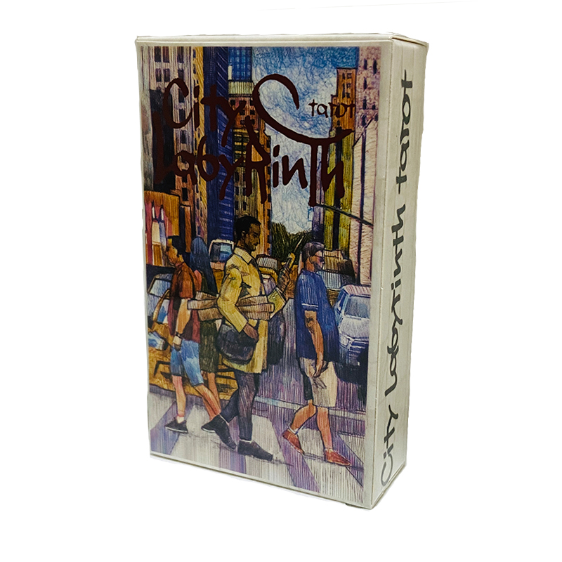 Tarot Cards Deck With Guidebook - City Labyrinth Tarotkarten 78er Deck Englische