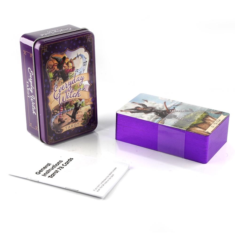 Tarot Cards Deck With Guidebook - 10,3 * 6 cm alltägliches Hexen-Tarot