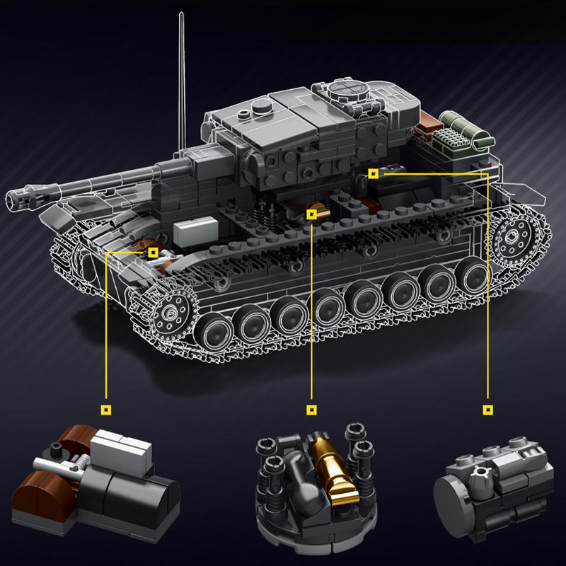 Militärisches Modellbausatz-Se – Lego Compatible Military Tank Bewertung und Preis
